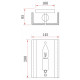 Накладной светильник Freya Fresco FR5190WL-01BS2