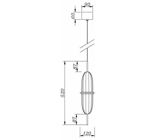 Подвесной светильник Freya Whisper FR6184PL-L8BS