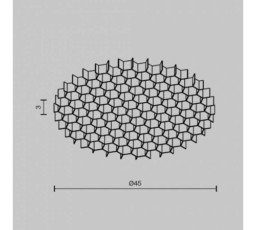 Сотовый фильтр Maytoni Artisan HoneyComb-D45