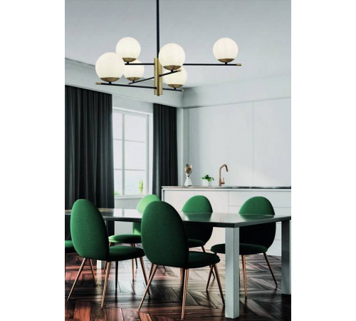 Люстра на штанге Maytoni Nostalgia MOD048PL-06G