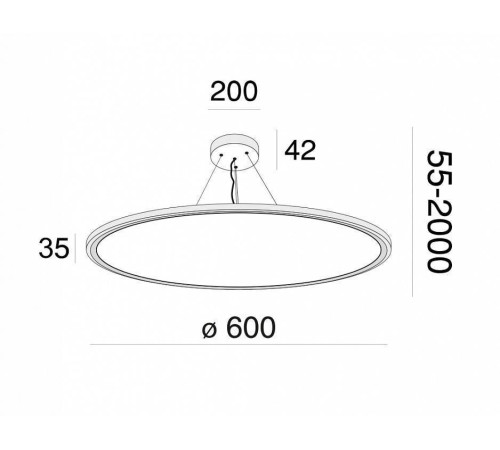 Подвесной светильник Maytoni Cosmos MOD057PL-L54W4K