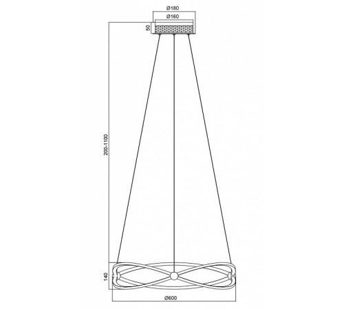 Подвесной светильник Maytoni Weave MOD062PL-L45CH3K