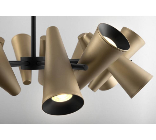 Люстра на штанге Maytoni Giro MOD095PL-14BS