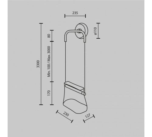 Бра Maytoni Cabaret MOD170WL-L8BS3K1