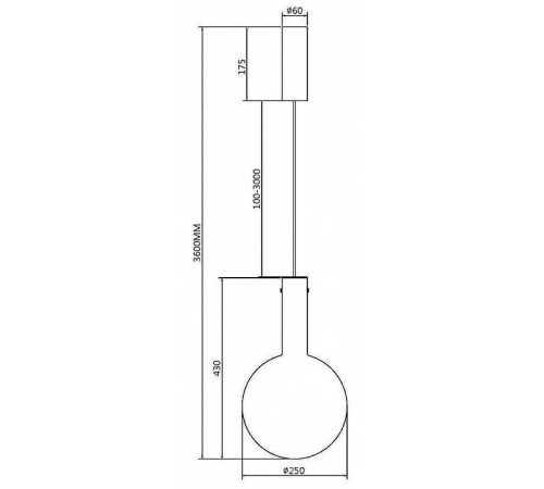 Подвесной светильник Maytoni Nebula MOD182PL-L6W3K