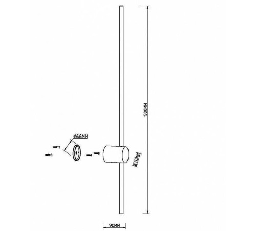 Бра Maytoni Light stick MOD237WL-L11B3K