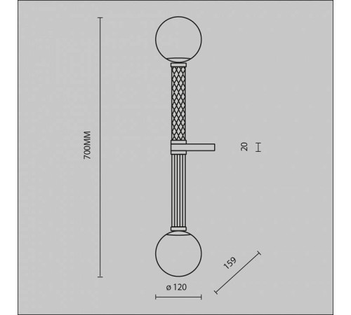 Бра Maytoni Teatro MOD287WL-02BS