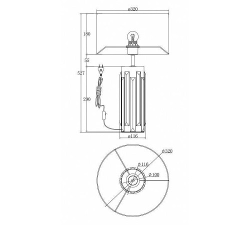 Настольная лампа Maytoni Muse MOD304TL-01GR