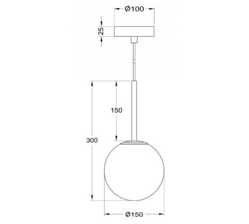 Подвесной светильник Maytoni Basic form MOD321PL-01G1
