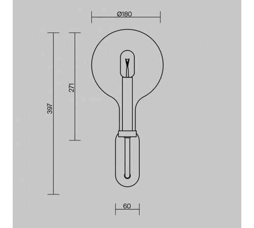 Бра Maytoni Status MOD333WL-01BS