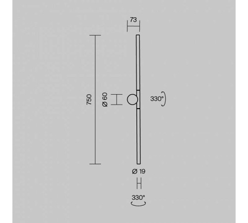Бра Maytoni Rotera MOD432WL-L9B3K