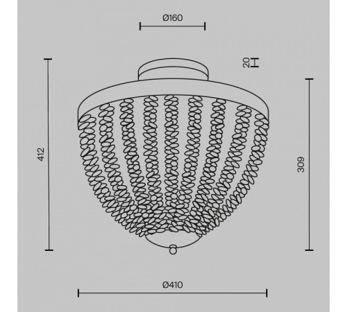 Потолочная люстра Maytoni Intrigue MOD440CL-03BS