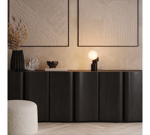 Настольная лампа декоративная Maytoni Divario MOD468TL-L3B3K