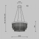 Подвесной светильник Maytoni Trove MOD486PL-L38BSK