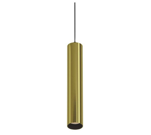 Подвесной светодиодный светильник Maytoni Focus LED 12 Вт 3000 К белый с латунью P072PL-L12W3K-BS