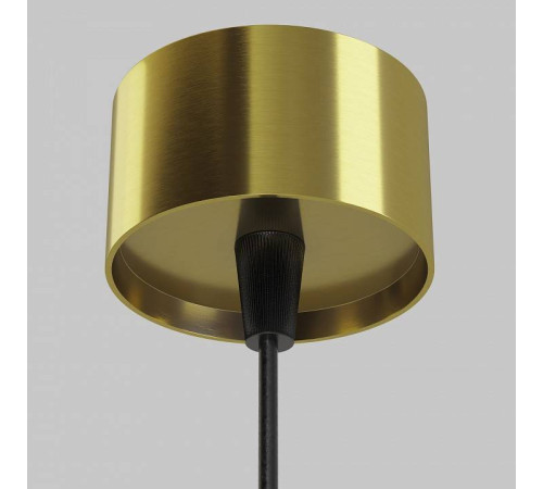 Подвесной светодиодный светильник Maytoni Focus LED 12 Вт 3000 К белый с латунью P072PL-L12W3K-BS