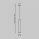 Подвесной светильник Maytoni Focus LED P072PL-L12W4K-BS