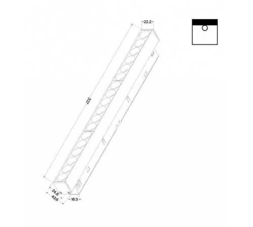 Встраиваемый светильник Maytoni Points TR031-2-18W4K-B
