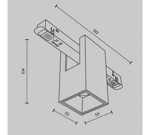 Накладной светильник Maytoni Alfa TR121-2-7W3K-B