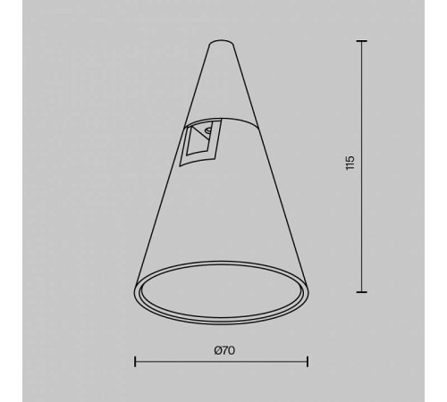 Накладной светильник Maytoni Keila TR146-1-5W3K-BS