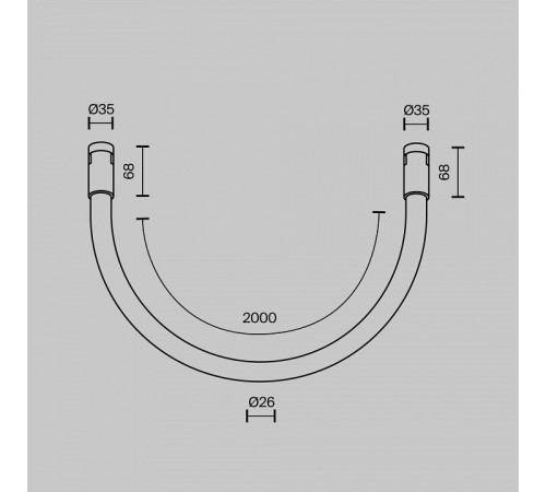 Комплект трековый Tau TR154-1-27W3K-PT