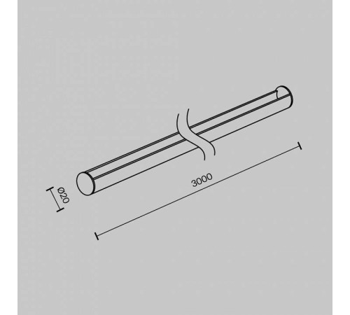 Крепление для треков-ремней Maytoni Accessories for system Parity TRA130SR-3B