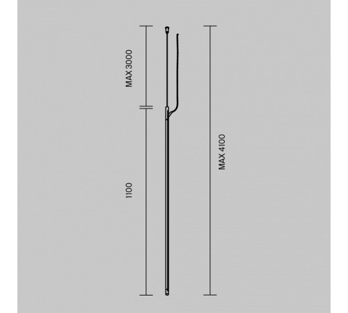 Трек подвесной Maytoni Technical TRX233-VL-1B