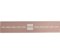 Накладка сифона Allen Brau Infinity для поддона 120х90 мм медь браш 8.210N4-60