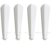 Комплект ножек для тумбы Aquanet Бостон new 200 мм 50x50 мм 00345100