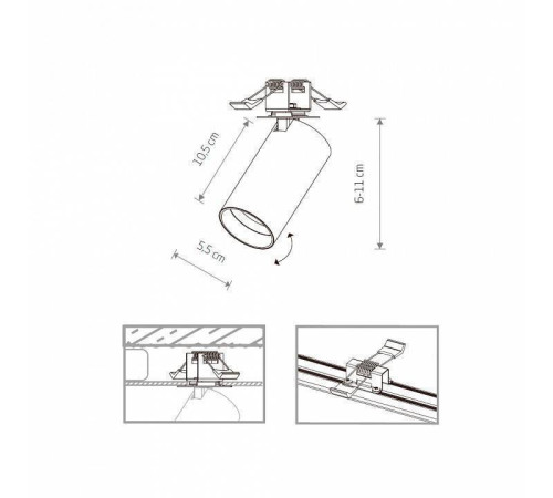 Спот Nowodvorski Mono Surface 7683