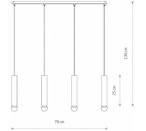 Подвесной светильник Nowodvorski Baton 7854