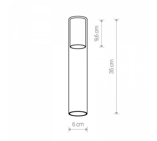 Плафон Nowodvorski Cameleon Cylinder L TR/BS 8540