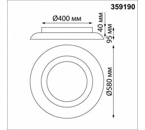 Накладной светильник Novotech Welle 359190