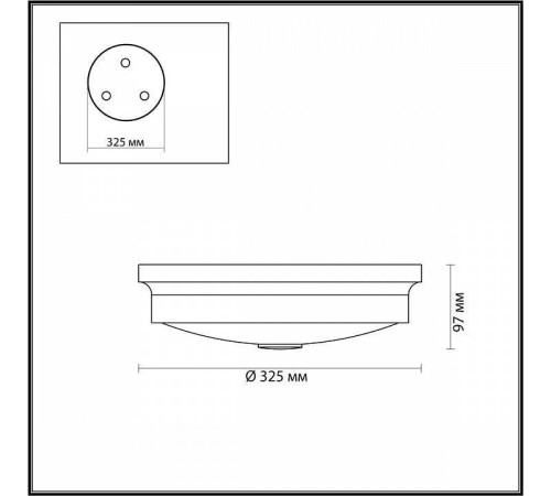 Накладной светильник Odeon Light Marsei 4825/3C