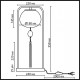 Настольная лампа декоративная Odeon Light Fiolent 5432/1T