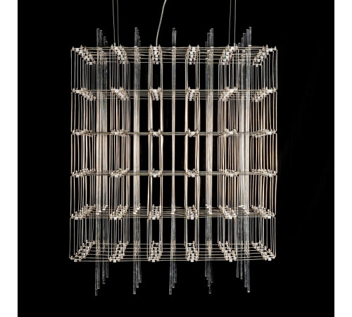 Подвесная люстра O-LUCE Cosmic Glass ячейка 15х15 см 1094011-0