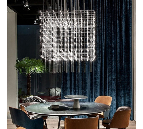 Подвесная люстра O-LUCE Cosmic Glass ячейка 15х15 см 1094011-0