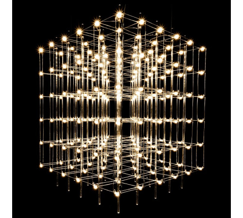 Подвесная люстра O-LUCE Cosmic Glass ячейка 15х15 см 1094011-0