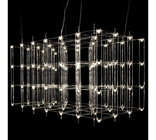 Подвесная люстра O-LUCE Cosmic Glass ячейка 20х20 см 11787611-2