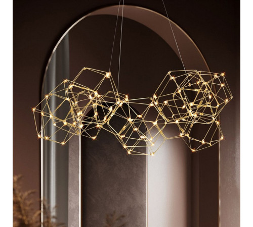 Подвесная люстра O-LUCE Bjork круглая без вставок 11810-4