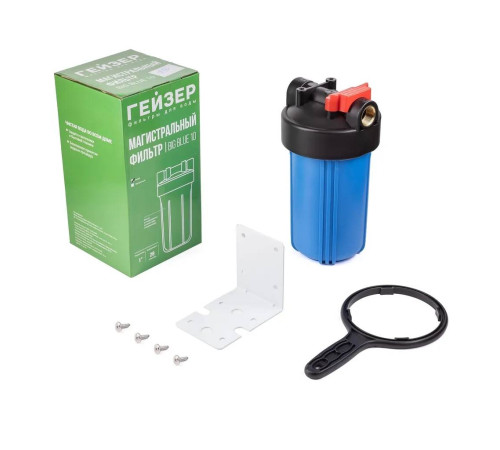 Корпус магистрального фильтра Гейзер C23 10BB синий 50784