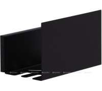 Полка Aquanet Магнум 200х120х100 мм черный матовый 00274190