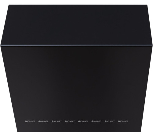 Полка Aquanet Магнум 225х225х96 мм квадратная черный матовый 00302223