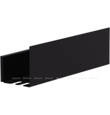 Полка Aquanet Магнум 400х120х100 мм черный матовый 00274188