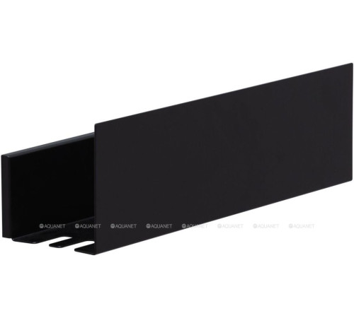Полка Aquanet Магнум 400х120х100 мм черный матовый 00274188