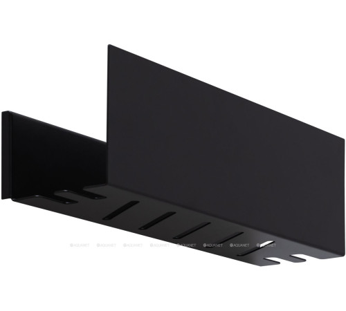 Полка Aquanet Магнум 400х120х100 мм черный матовый 00274188