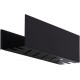 Полка Aquanet Магнум 400х120х100 мм черный матовый 00274188