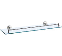 Полка стеклянная Aquanet 4587 настенная 50 см хром 4587