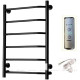 Полотенцесушитель водяной Тругор Пэк сп 6 80х50 черный матовый ВГП 00292144