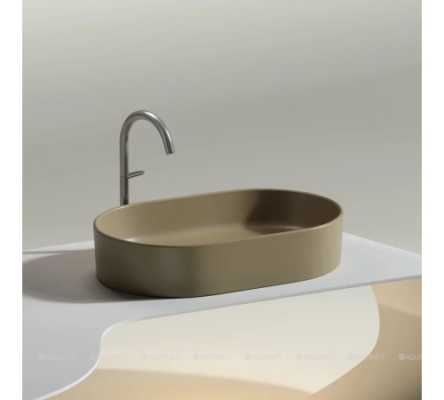 Раковина-чаша накладная Ceramica Nova Element 608х385х122 мм капучино матовый CN6048MC